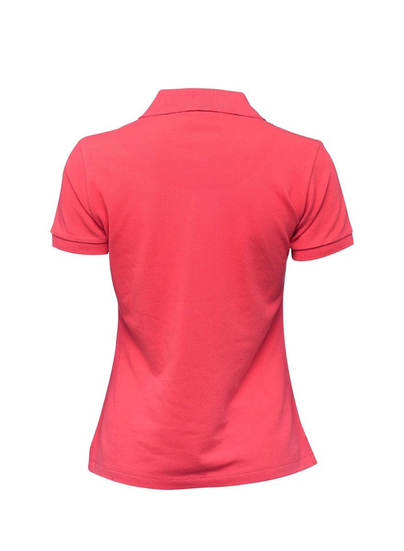 Anemoss Seagull Pattern Women's Polo Neck T-Shirt  - Image 3