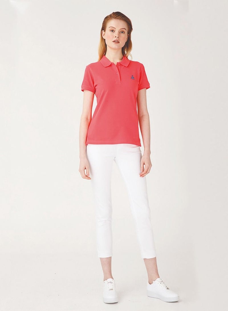Anemoss Seagull Pattern Women's Polo Neck T-Shirt  - Image 5