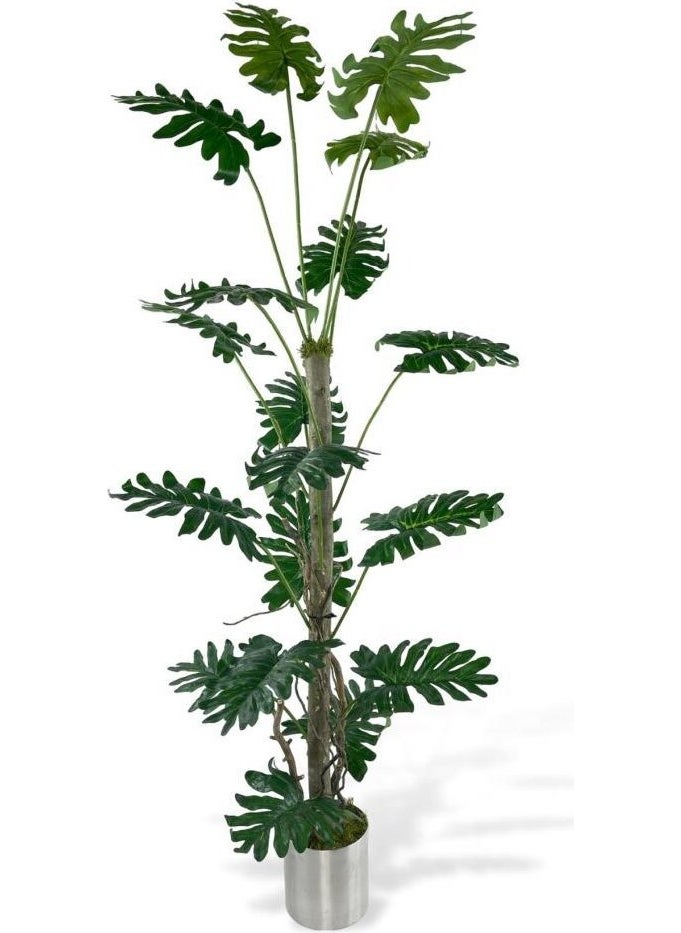 Artificial Tree Syngonium Plants 18 Branches Shrub Trunk 120X60CM in Silver Aluminum Pot - pzsku/Z5B421498F913B08A89C8Z/45/_/1725724315/c71d99f3-196f-4db4-80bb-cfe601d10476