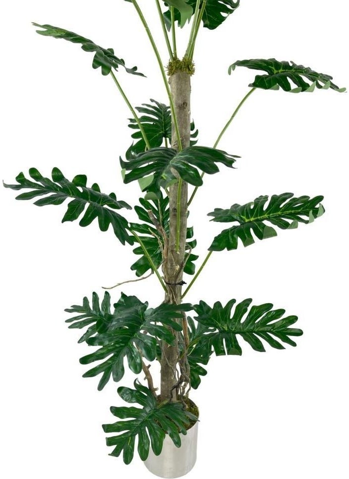 Artificial Tree Syngonium Plants 18 Branches Shrub Trunk 120X60CM in Silver Aluminum Pot - pzsku/Z5B421498F913B08A89C8Z/45/_/1730744818/f18619cd-8b40-487e-9b64-355a9286f1e0