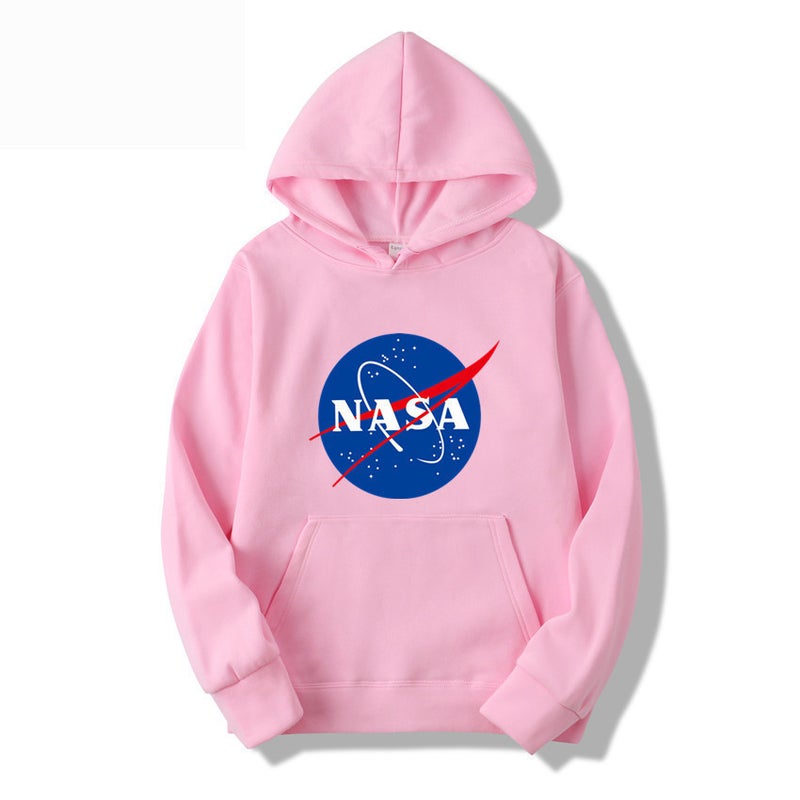 2021 New Fashion Brand Nasa Series Letter Sports Pullover Hooded Vests Two-Piece - Image 4