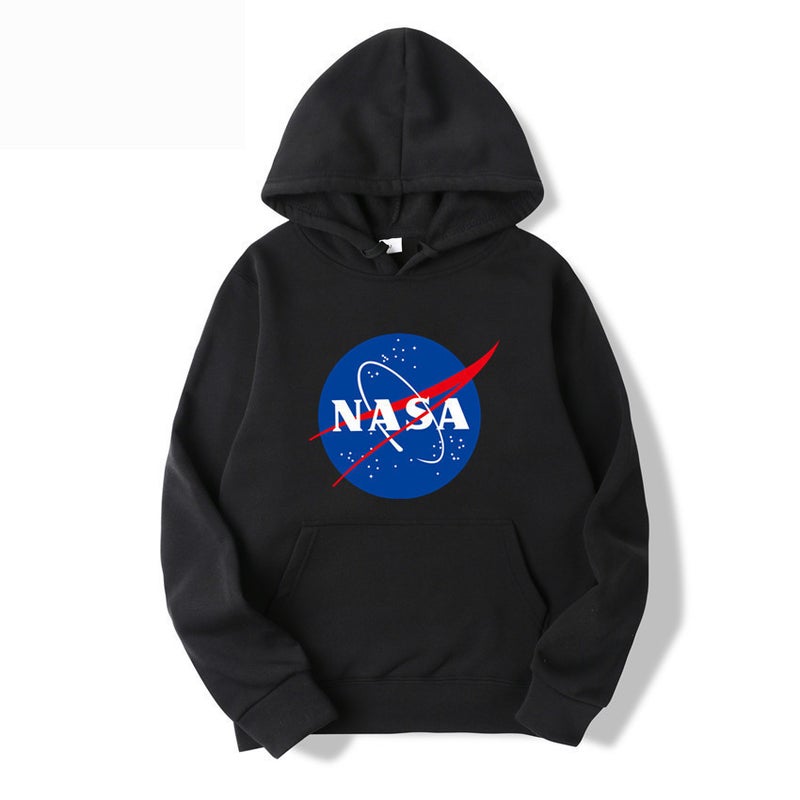 2021 New Fashion Brand Nasa Series Letter Sports Pullover Hooded Vests Two-Piece - Image 2