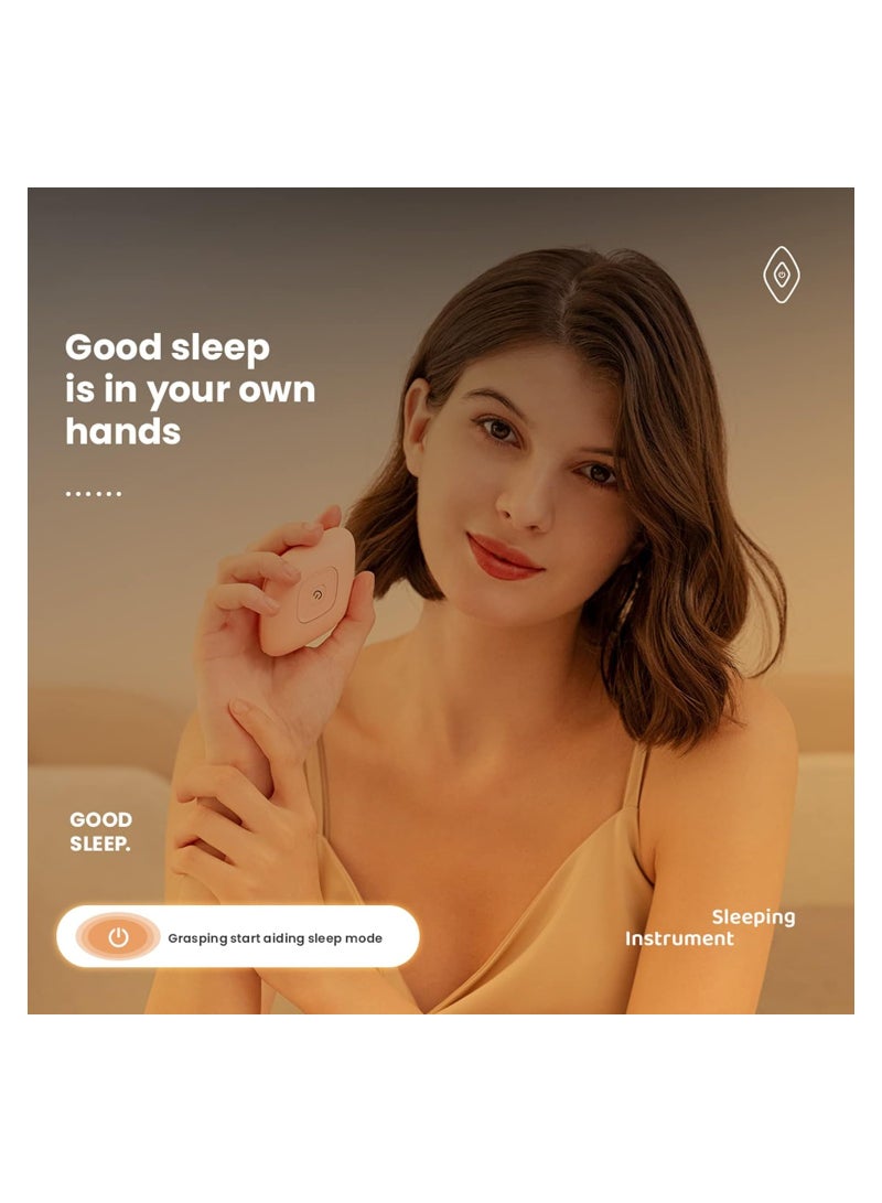 SYOSI Calm Palm Sleep Aid Device USB Charging Holding Sleep Aid Instrument Sleeping Aids Device for Fast and Deep Sleep Mini Hand Held Sleeping Aids Device for Insomnia Relief Relieve Anxiety - Image 3