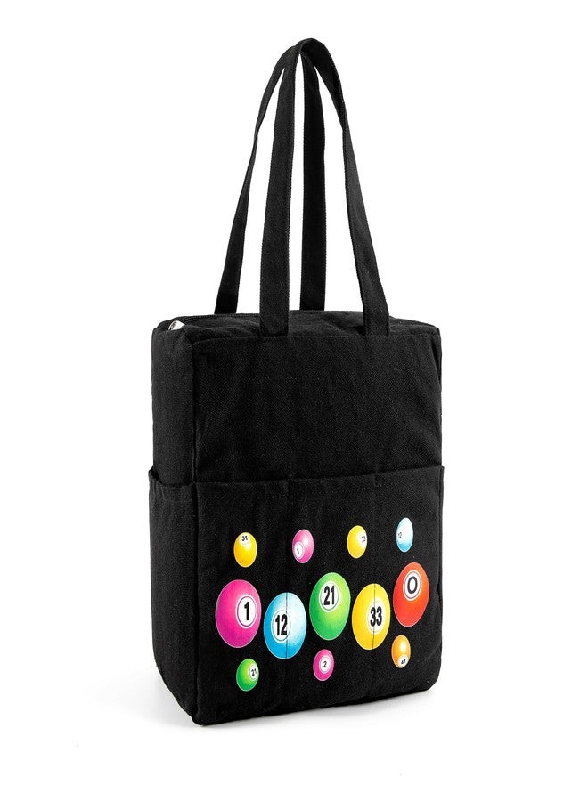 EHRGK Bingo Bag with Pockets,Zipper Bingo Daubers Bags for Bingo Set Stuff Supplies,Bingo Accessories B Game Prizes for Bingos Lovers Players - Image 1