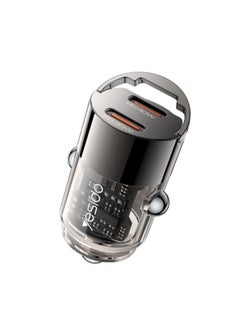 Yesido Yesido Y69 PD30W Dual USB-C / Type-C Zinc Alloy Mini Car Charger  - Image 1