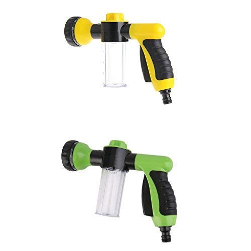 Generic SAYKHUS High Pressure Spray Car Wash Snow Foam Water Gun Clean Pipe Washer 2 Colors Green  - Image 2