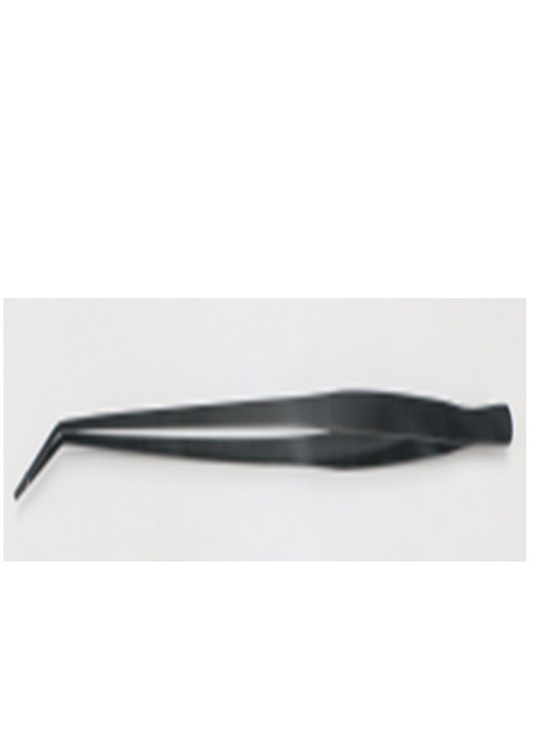 Tankii Aquarium Planting & Aquascaping Tool Black Curved Tweezers 48cm