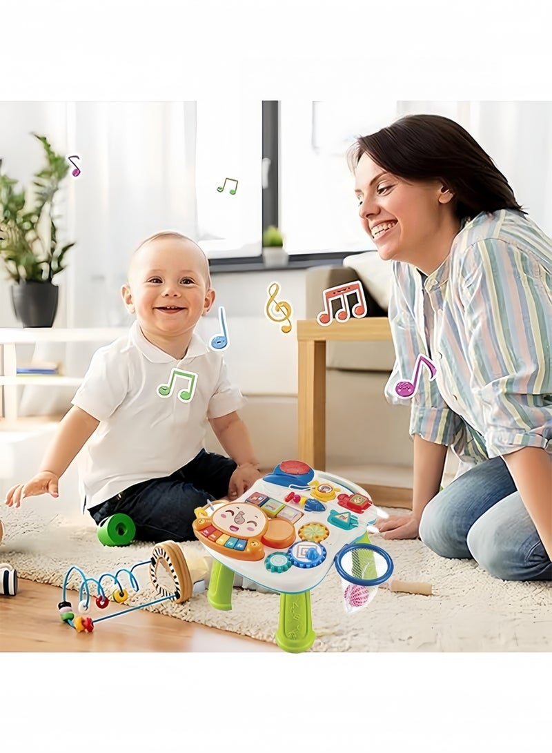 Vinnatsu Baby Toys for 1 Years, Musical Activity Table for 1 Year Old Boys Girls Gifts, Toddler Infant Toys，Green - Image 2