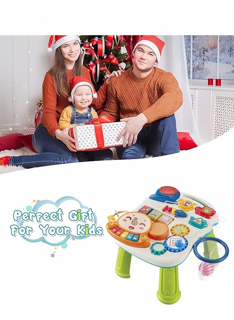 Vinnatsu Baby Toys for 1 Years, Musical Activity Table for 1 Year Old Boys Girls Gifts, Toddler Infant Toys，Green - Image 5