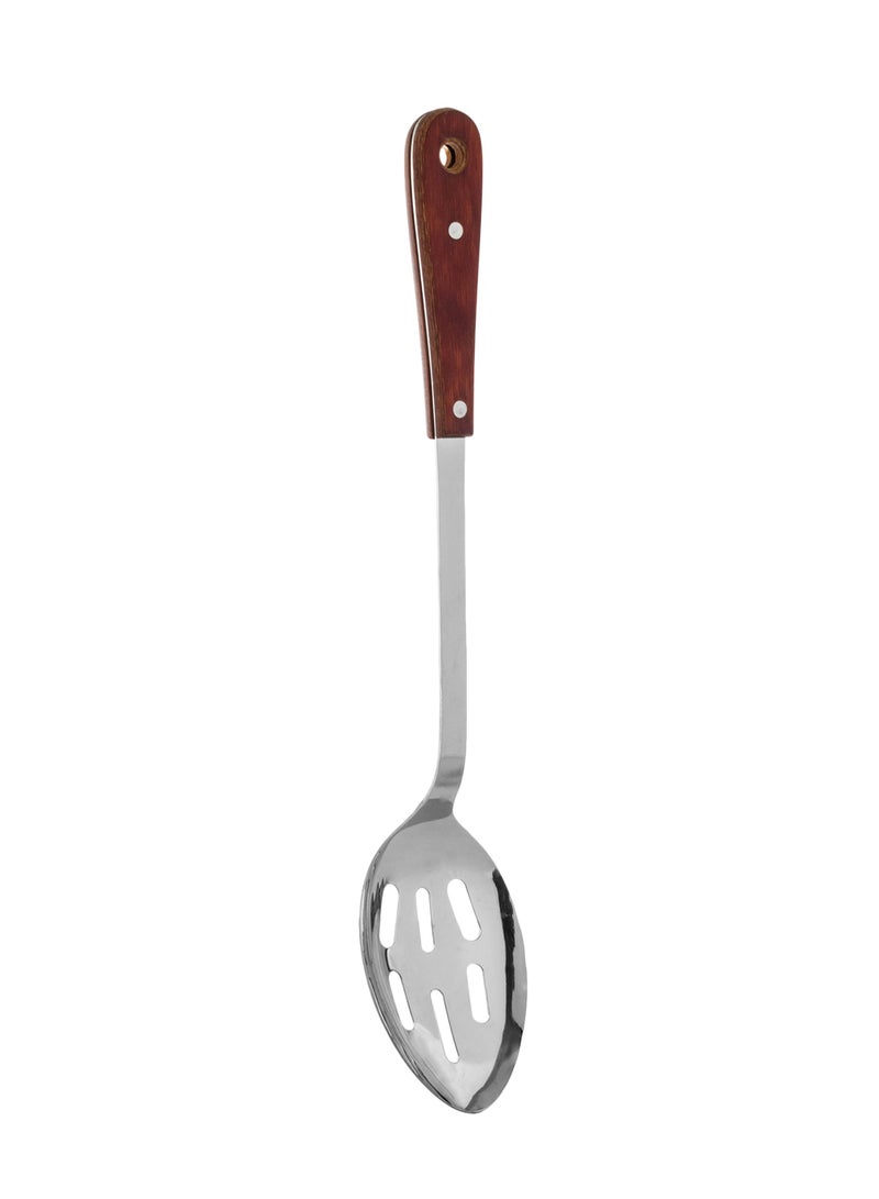 Hic Stainless Steel Spoons With Wooden Handle 3 pieces - Image 2