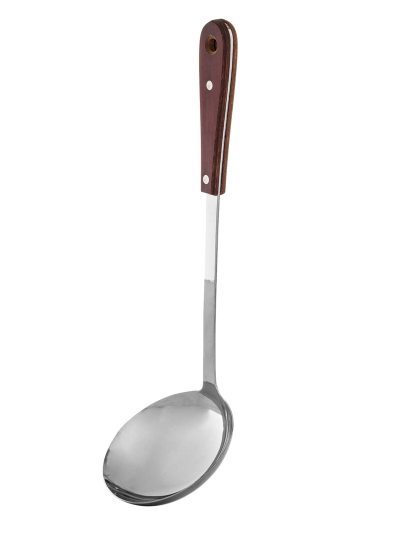 Hic Stainless Steel Spoons With Wooden Handle 3 pieces - Image 4