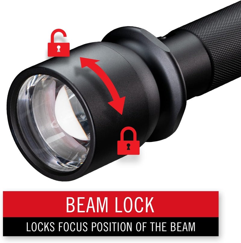 Coast COAST TX22R 5300 Turbo Lumen Rechargeable Long Range Tactical LED Flashlight with Spot and Flood Beams Durable Aluminum Build - Image 5