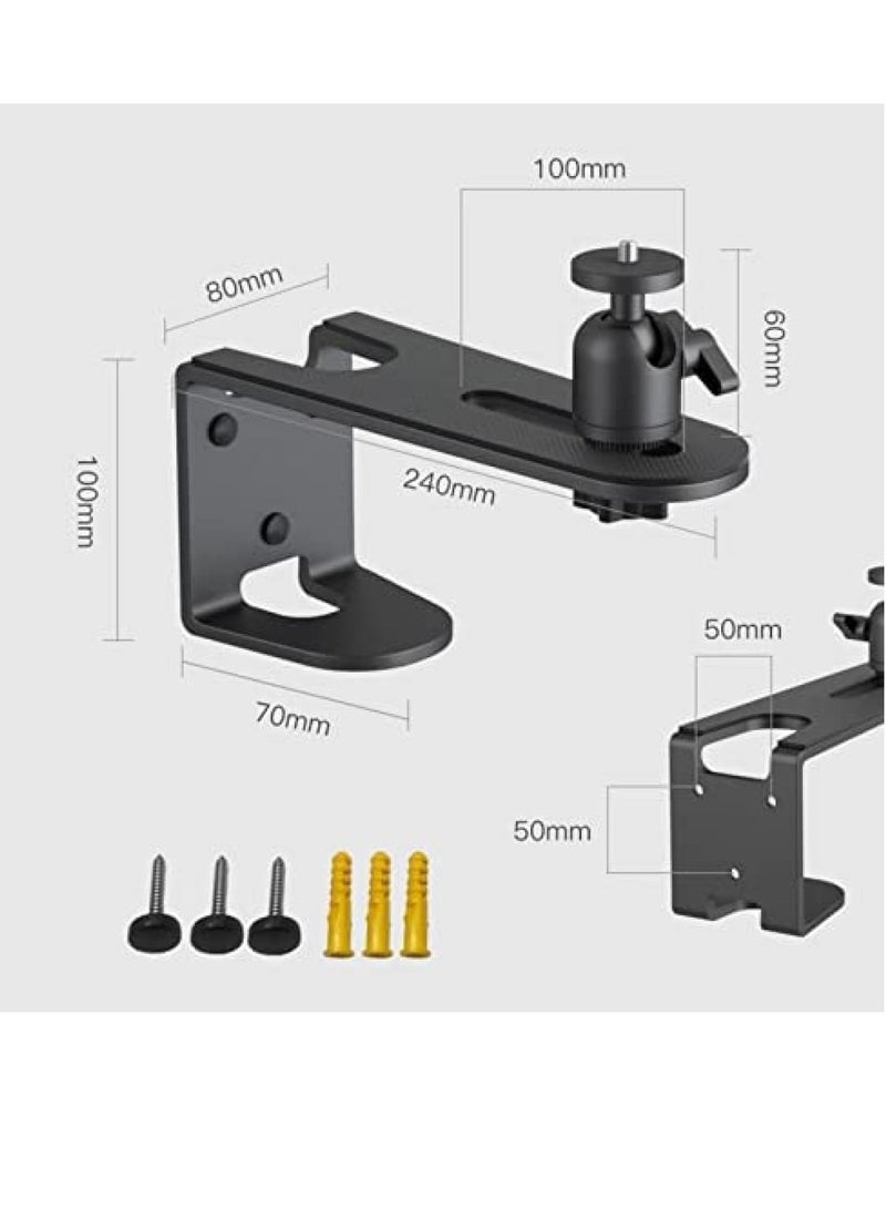General Projector bracket Projector U-shaped wall-mounted bracket Projector Bedside sofa Household folding wall-mounted projector bracket  - Image 2