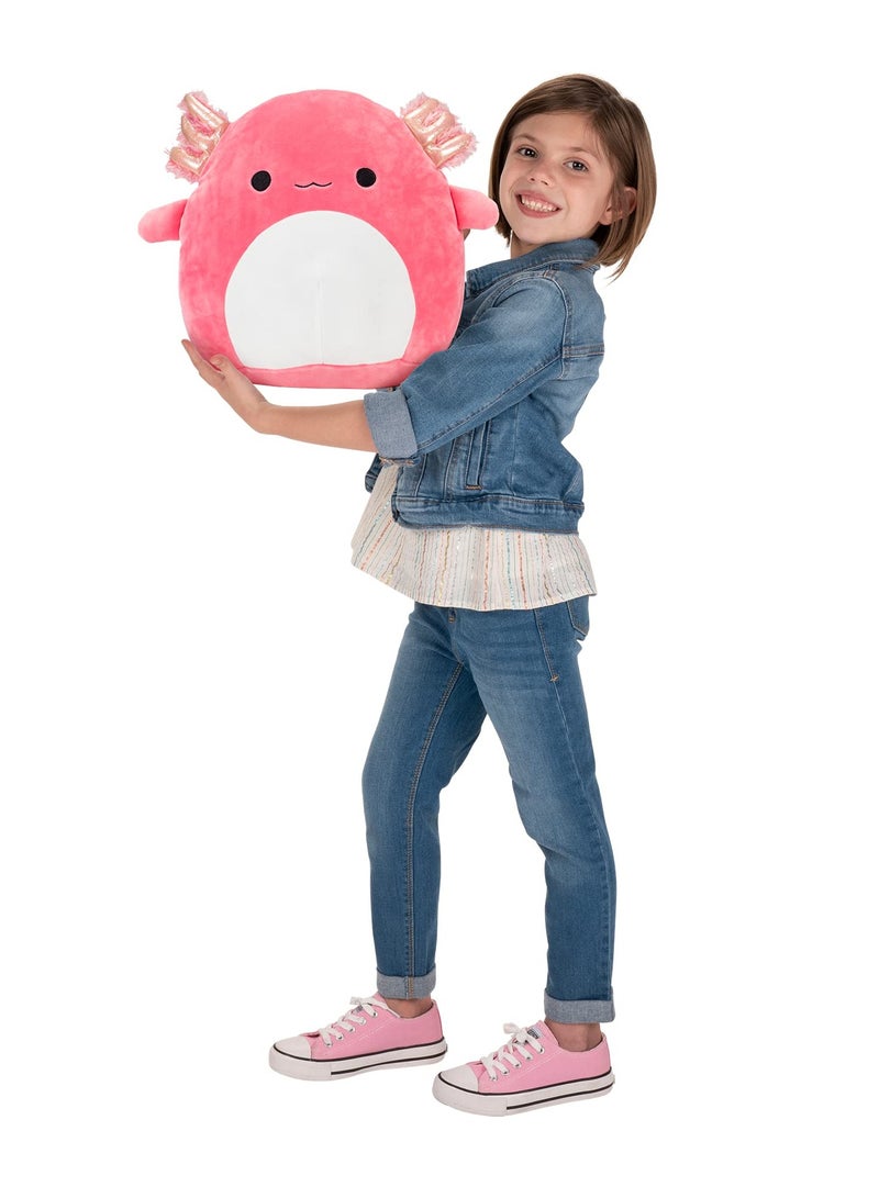 Adorable 20cm/7.8In Salamander Plush Doll, Soft & Colorful Fat Dinosaur Stuffed Animal for Kids, Suitable Holiday Gift in Pink, Ultrasoft & Cuddly - Image 3