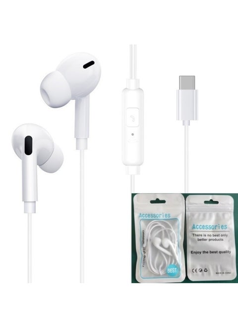 In-ear With Microphone Wire Control Headphones For Apple Android For Huawei Mobile Phone Headphones Subwoofer Headphones-Color:Three Generations Of TC Flat Head Bag [single Button Without Tuning]]
