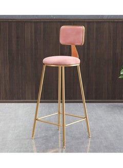 DubaiGallery Kitchen Counter Bar Stool Velvet Counter Height Stools Upholstery Barstools for Kitchen Island, Bar Chairs Dining Chairs with Back  - Image 1