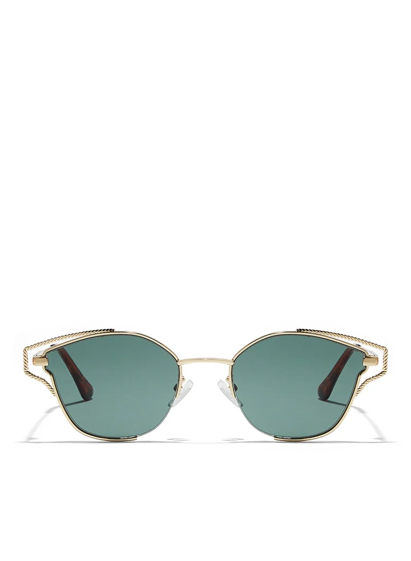 Blackout HYPATIA Women Gold Sunglasses - Frame Material: Metal- Frame Color: Gold-Lens Color: Green  - Full Rim