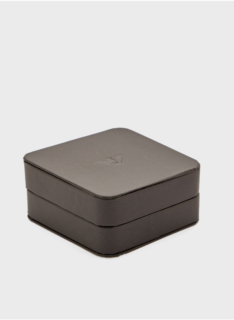 EMPORIO ARMANI - EGS2032040 Logo Ring - Image 1