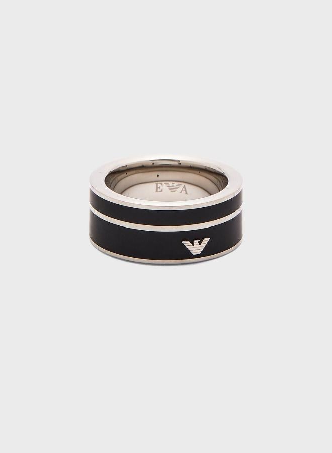 Emporio Armani EGS2032040 Logo Ring for Men | Best Price KSA