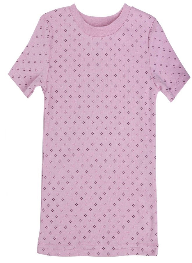 Asher and Olivia Girl Pajamas Infant Pj Pants Sleepers Kid Sleepwear Set 3T, Geo Pink - Image 4