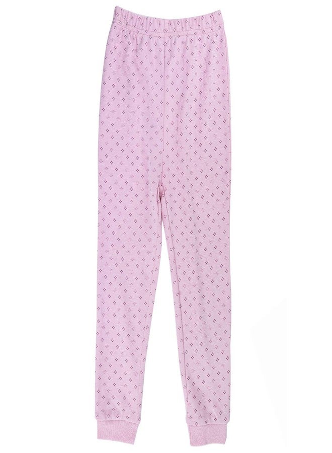 Asher and Olivia Girl Pajamas Infant Pj Pants Sleepers Kid Sleepwear Set 3T, Geo Pink - Image 5