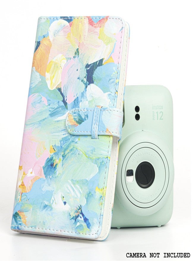 ZENKO 2x3 inch Mini Pressure release style Photo Album, 96 Photo Pocket Storage Album for Instax mini film used in Mini 13/12/11/9/8/SE/41/99/Evo/Liplay Mini film-Petals oil painting - Image 4