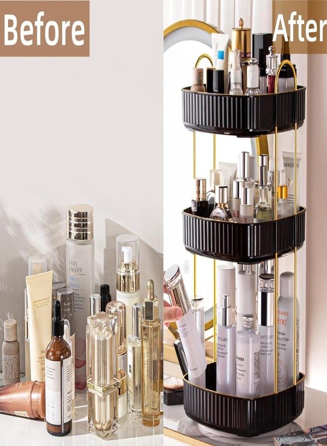 MORPICH 360° Rotary Makeup Organizer, Bathroom Counter Organizer,Skincare Care Organizer, Make up Organizers and Storage - Image 2
