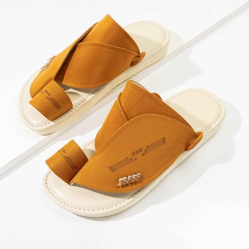 Arabic Sharqi Sandals | Mustard | Sandals Traditional footwear