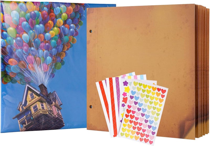 JIMBON 11.5x11.5 Inch Our Adventure Book Inner Pages,Refilled Pages for DIY Scrapbook Photo Album,10 Sheets/20 Expansion Pages Extra Pages No Ink Penetration/Expansion - Image 1