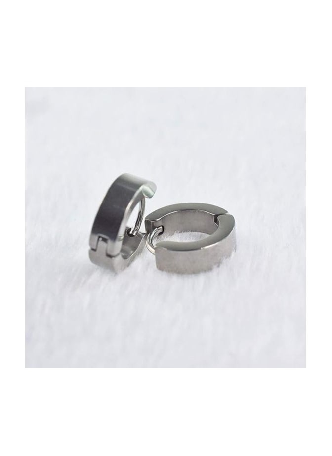 Julia Store Stainless Steel Hoop Earrings  - Image 1