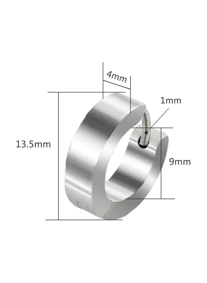 Julia Store Stainless Steel Hoop Earrings  - Image 2