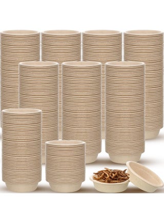Maxcheck 500 Pcs Paper Gecko Feeding Cups 1 oz Gecko Food and Water Feeding Dish Small Reptile Feeding Cup Gecko Food Dish Cup Reptile Feeder Bowl Ledge Accessories for Crested Gecko Lizards Small Pet - pzsku/Z5B42F1C2F8062BD73705Z/45/_/1737031484/1d83dcf1-be3f-4383-a0de-ee01191cfa2d