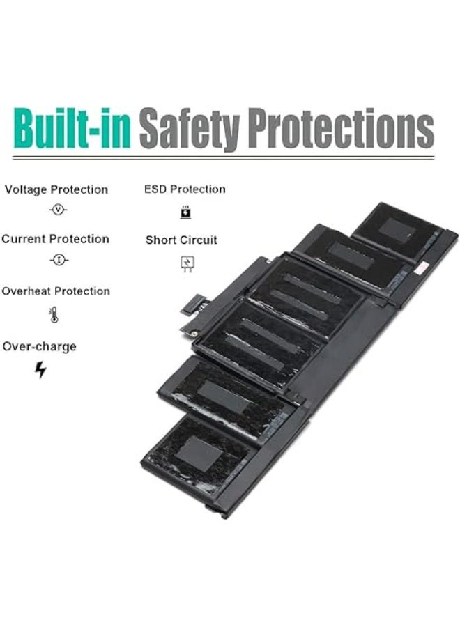 Replacement Laptop Battery for MacBook Pro 15" Retina A1398 (Early 2012, 2013 Models) Compatible with ME665LL/A, ME664LL/A, MD831LL/A, MC975LL/A, MC976LL/A - Image 4