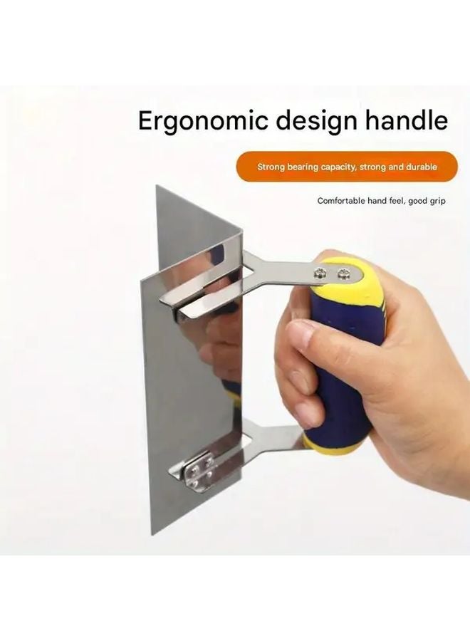 Corner Model Concrete Tools Set Stainless Steel Trowel Edger Groover Masonry Kit - Image 5