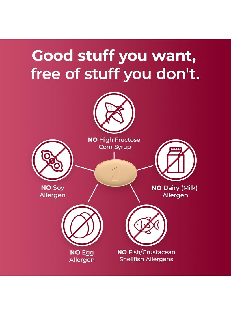 One A Day Proactive 65+، مكمل متعدد الفيتامينات للرجال والنساء، يحتوي على فيتامين أ وفيتامين ج وفيتامين د والزنك لدعم صحة المناعة*، والكالسيوم وحمض الفوليك والمزيد، 150 قرصًا - Image 4