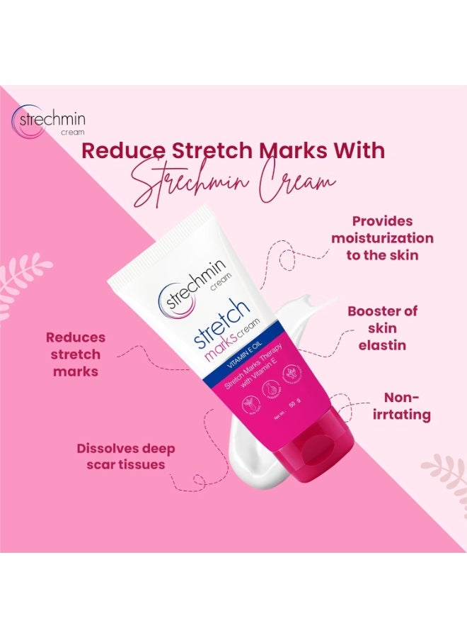 Leeford Stretch Marks Cream - 50g | Targets Old & New Stretch Marks Effectively | Goodness of Almond oil, Aloevera & Cucumber | Reduce Stretch marks & Scars During Pregnancy or Weight Loss - Image 4