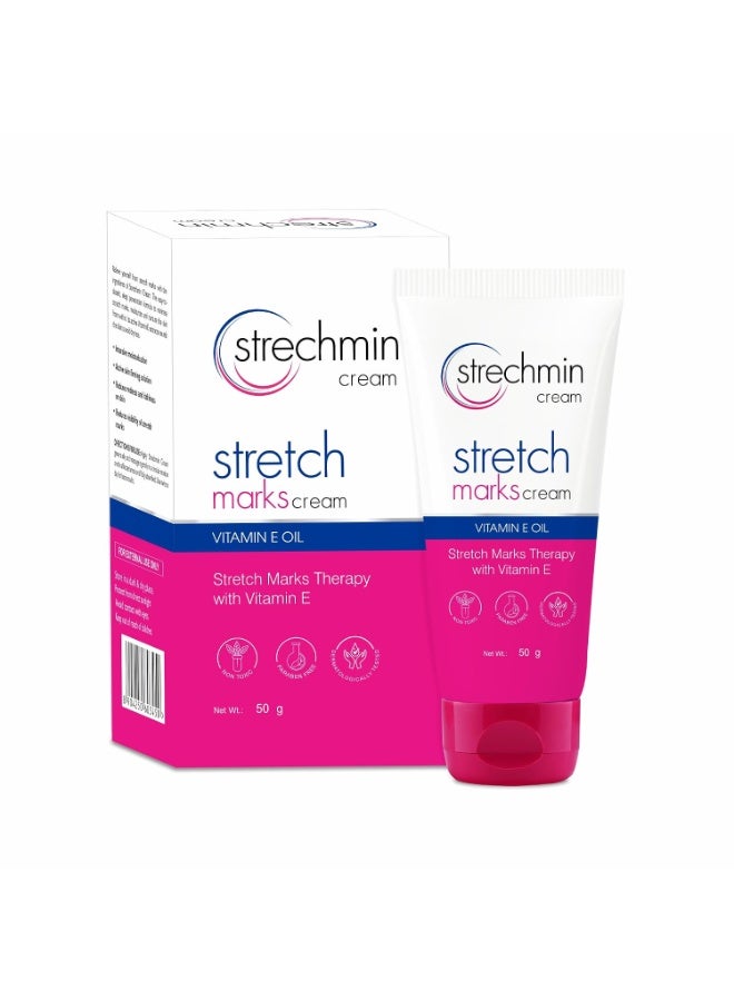 Leeford Stretch Marks Cream - 50g | Targets Old & New Stretch Marks Effectively | Goodness of Almond oil, Aloevera & Cucumber | Reduce Stretch marks & Scars During Pregnancy or Weight Loss - Image 2