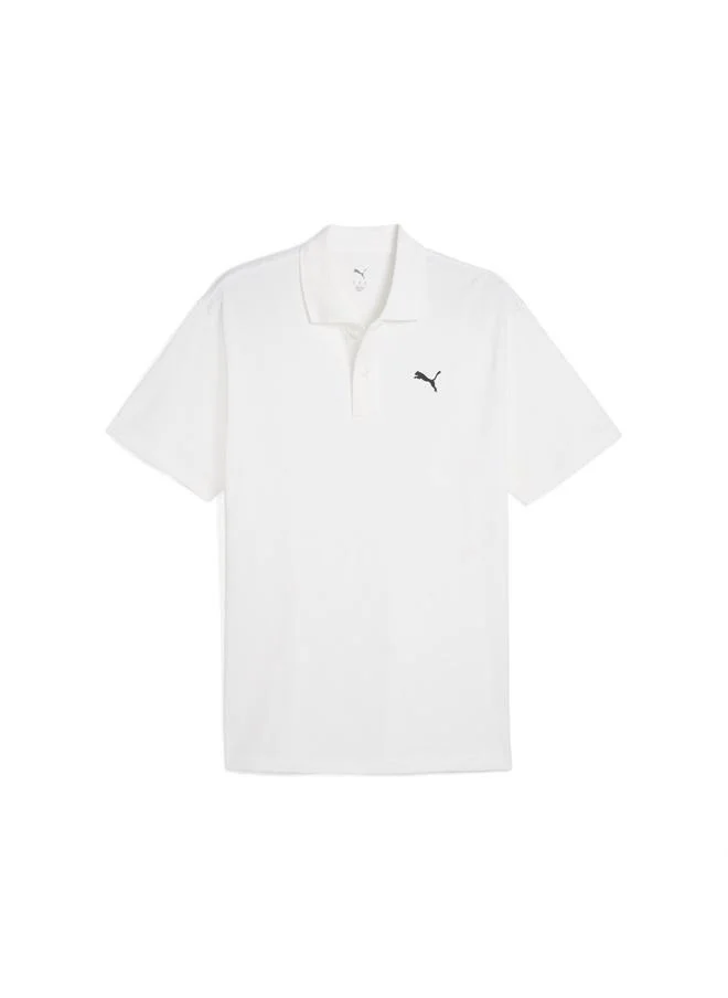 Puma PUMA White WARDROBE Essentials Pique Relaxed Polo Men for Men | Best Price UAE