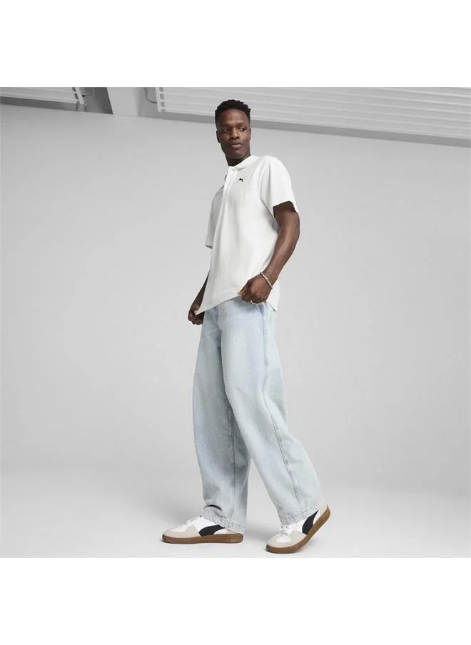 Puma PUMA White WARDROBE Essentials Pique Relaxed Polo Men for Men | Best Price UAE