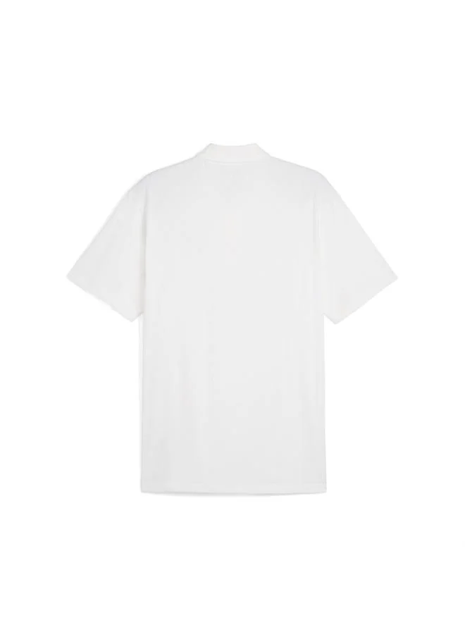 Puma PUMA White WARDROBE Essentials Pique Relaxed Polo Men for Men | Best Price UAE
