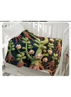 General Baby and children's cartoon flannel thin blanket (warm and comfortable, suitable for sleep, game use) 70cm*100cm - 605  - Image 2