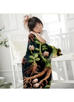 General Baby and children's cartoon flannel thin blanket (warm and comfortable, suitable for sleep, game use) 70cm*100cm - 605  - Image 1
