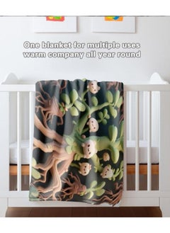 General Baby and children's cartoon flannel thin blanket (warm and comfortable, suitable for sleep, game use) 70cm*100cm - 605  - Image 4