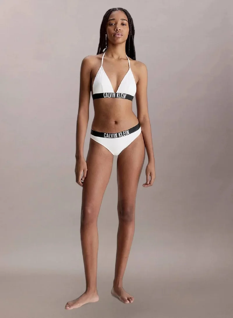 Calvin Klein Pvh Classic White Triangle Bikini Top - Intense Power for Women | Best Price UAE