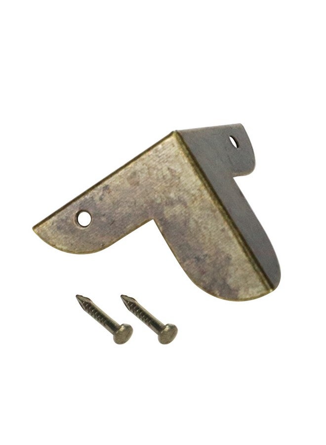 Mcredy Rner Protectors Metal Mcredy Decor Edge Guard For Box Table Cabinet With Screws 0.87" Length Corner Protector Bronze Pack Of 60 - Image 2