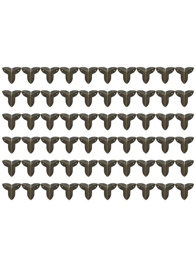 Mcredy Rner Protectors Metal Mcredy Decor Edge Guard For Box Table Cabinet With Screws 0.87" Length Corner Protector Bronze Pack Of 60 - Image 1