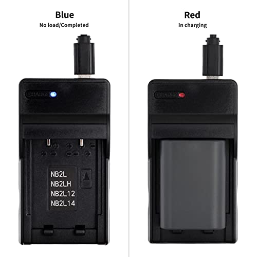 Norifon NB-2L USB Charger for Canon EOS 350D 400D Optura 30 40 50 500 PowerShot G7 G9 S40 S45 S50 S60 S70 S80 ZR100 ZR200 ZR500 ZR800 ZR830 ZR900 ZR960 MV800 MV830i MV960 Camera and More - Image 4