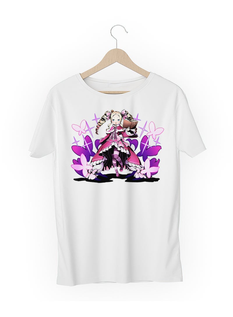 Fashion World Cotton T-shirt Printed with High-quality Anime  Re:Zero - Image 3