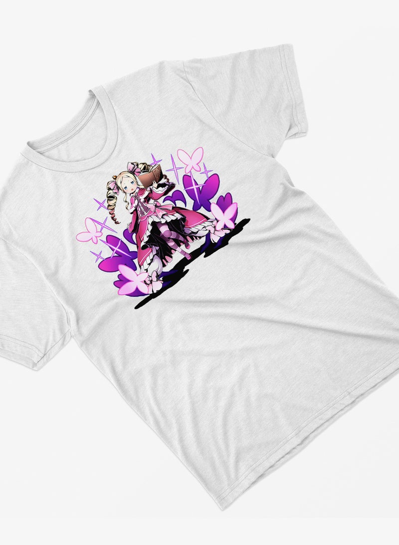 Fashion World Cotton T-shirt Printed with High-quality Anime  Re:Zero - Image 2