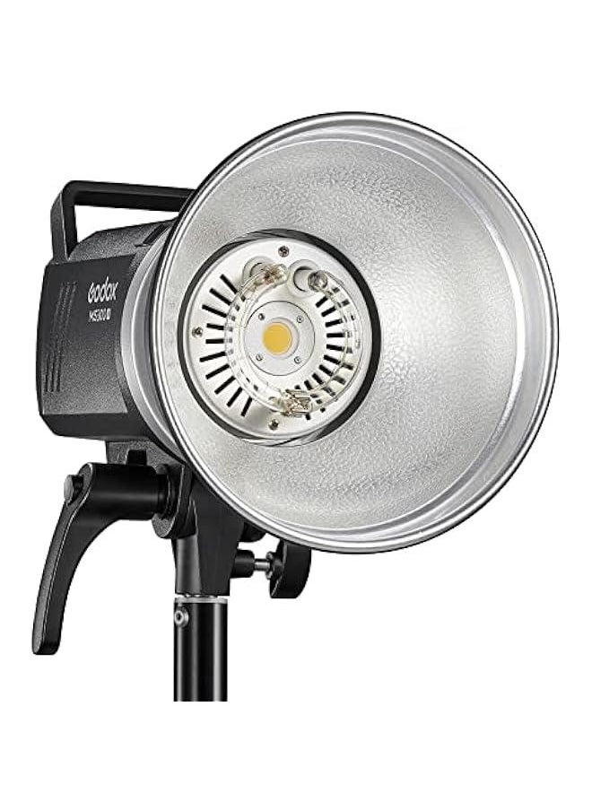 Godox MS300V Compact Studio Strobe Flash Light - 300W, GN58, 0.1-1.8s Recycle Time, 2.4G X System, Bowens Mount LED Modeling Lamp for Studio Portrait Shooting (Upgraded Version)